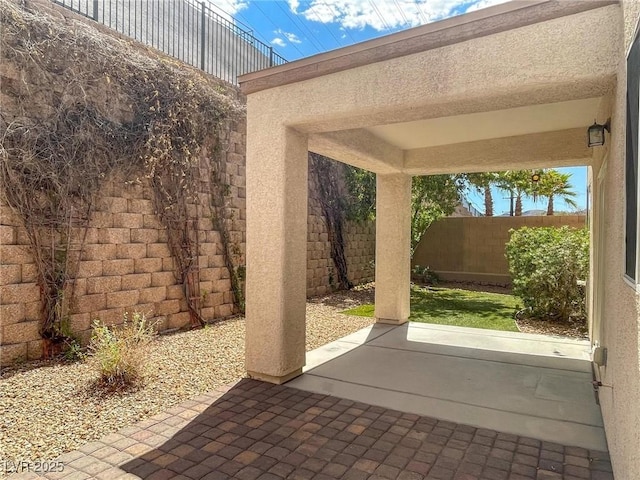 view of patio