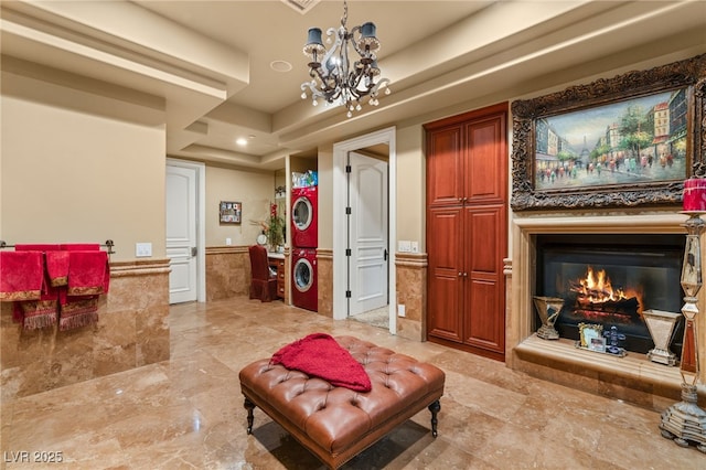 609 China Doll Pl, Henderson, NV 89012 - interior space with stacked washer / drying machine