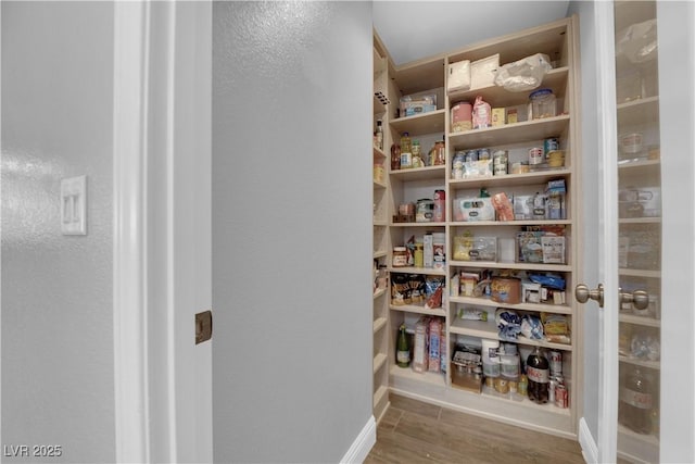 view of pantry