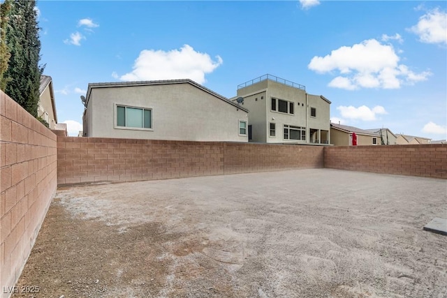 view of rear view of property