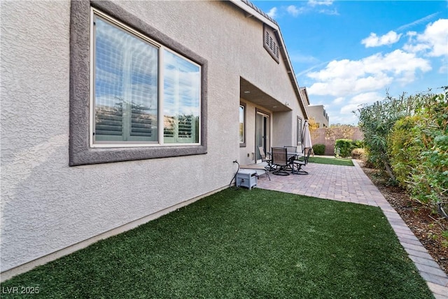 exterior space featuring a patio