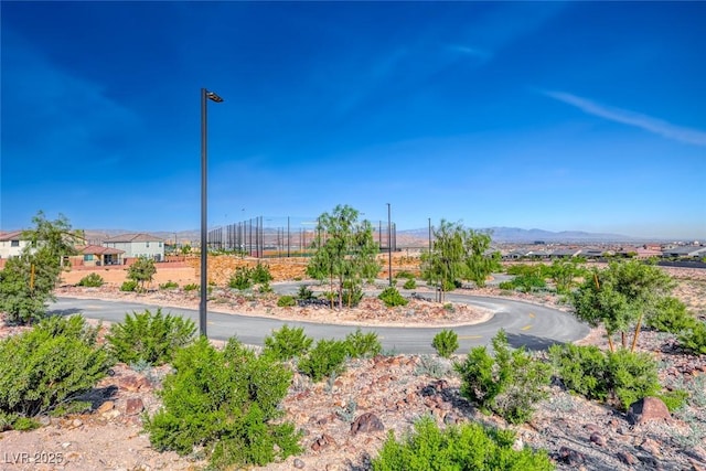 view of property's community featuring a mountain view