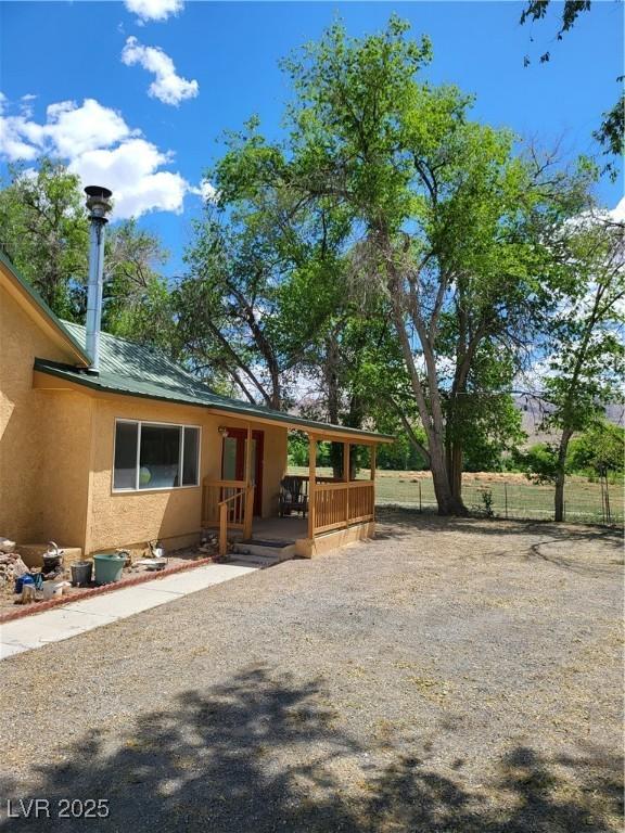 exterior space featuring a deck