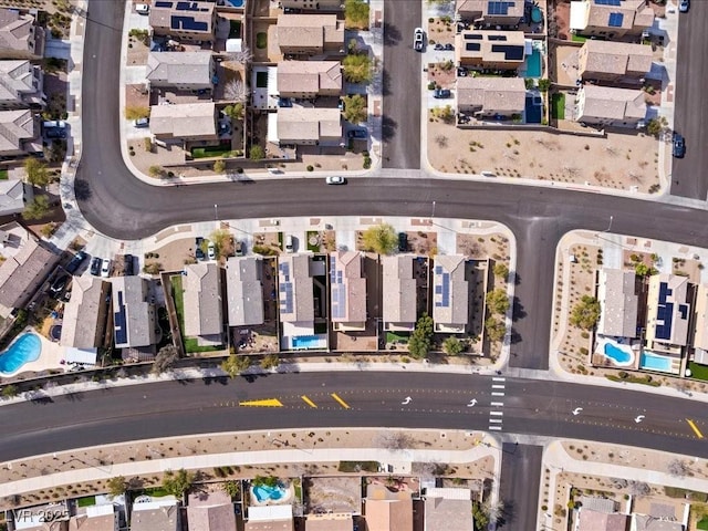 bird's eye view featuring a residential view