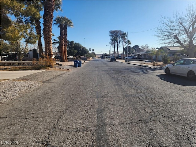 view of road