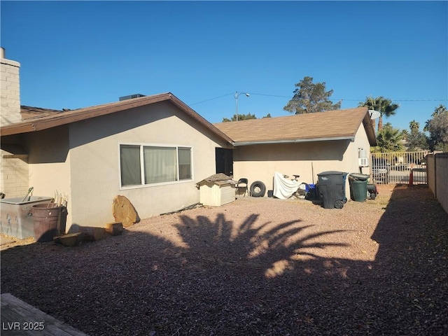 view of rear view of property