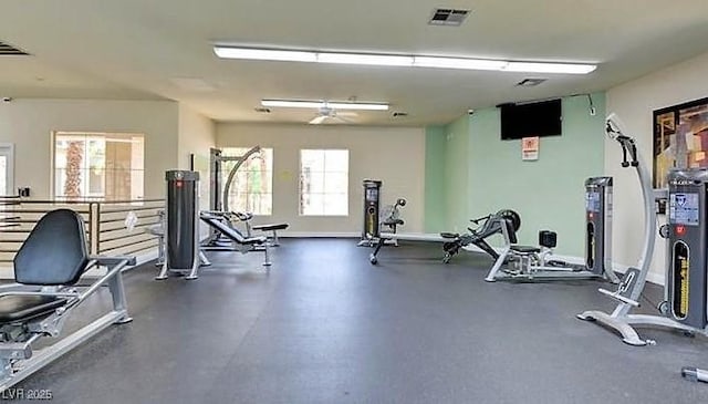 view of exercise room