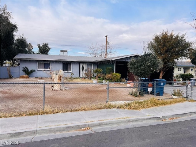 view of ranch-style home