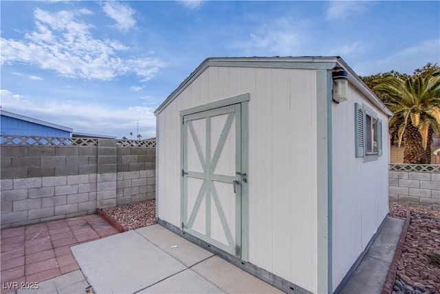 view of outbuilding