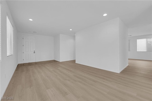 2033 Old Field Ave, North Las Vegas, NV 89081 - empty room with light wood-type flooring, recessed lighting, and baseboards