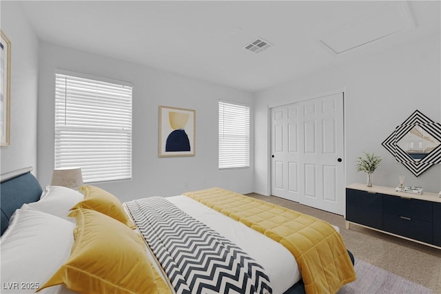 2033 Old Field Ave, North Las Vegas, NV 89081 - bedroom with light colored carpet and a closet