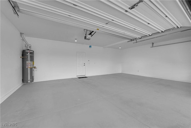2033 Old Field Ave, North Las Vegas, NV 89081 - garage featuring water heater and a garage door opener