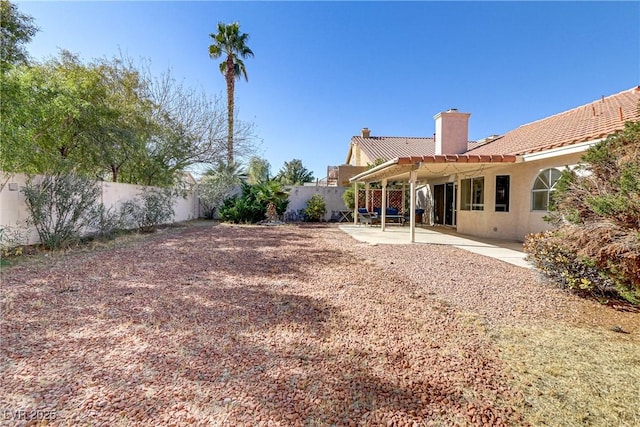 view of yard featuring a patio area