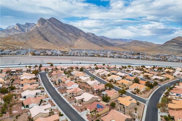 property view of mountains with a water view