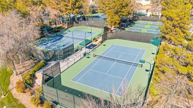 view of tennis court