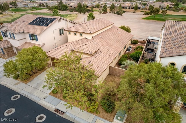 drone / aerial view featuring a residential view