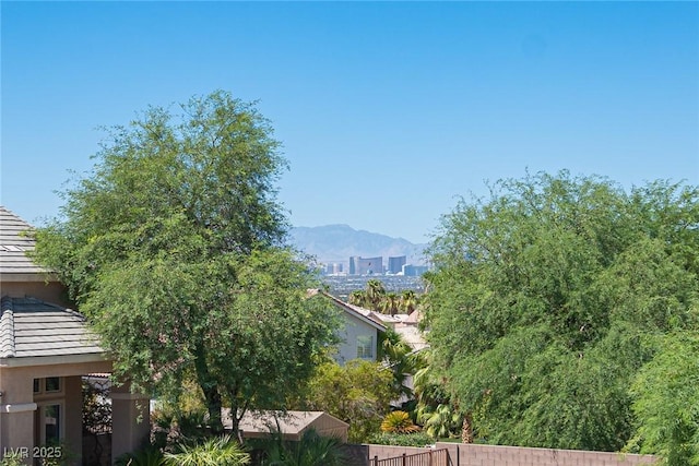 property view of mountains