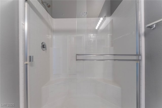 bathroom with walk in shower