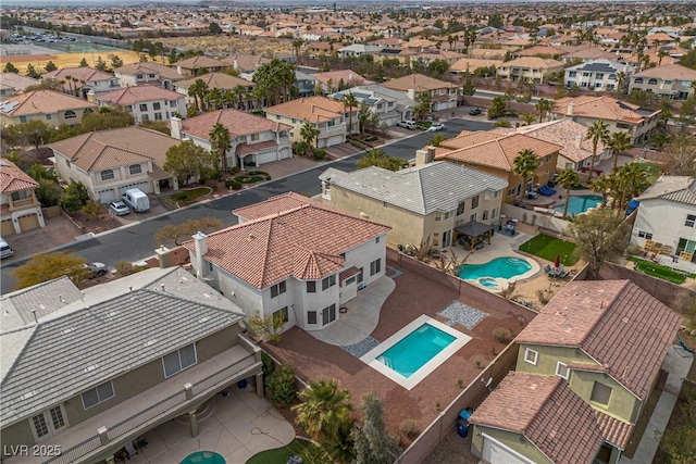 birds eye view of property featuring a residential view