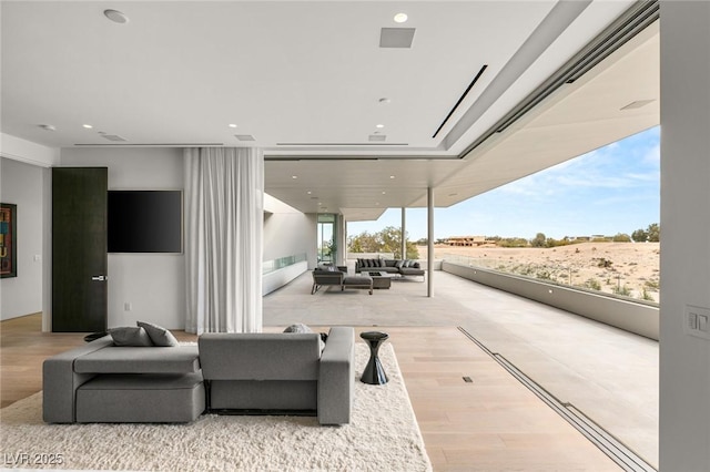 view of patio featuring an outdoor hangout area