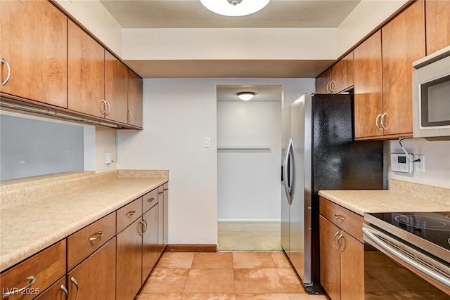 kitchen featuring appliances with stainless steel finishes