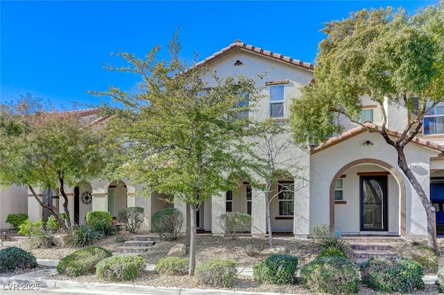 view of mediterranean / spanish house