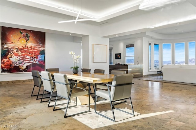 view of dining room