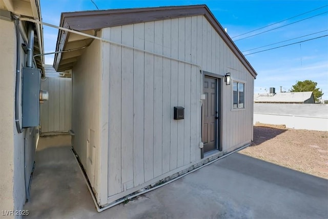 view of outbuilding