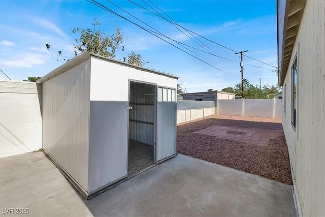 view of outbuilding