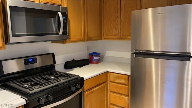 kitchen with stainless steel appliances