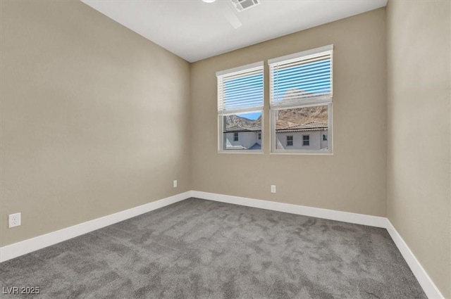 empty room with carpet floors