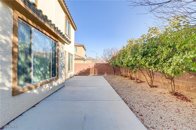 exterior space with a patio