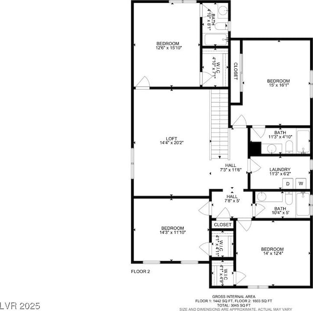 7659 Dewy Falls Ave, Las Vegas, NV 89179 - home floor plan
