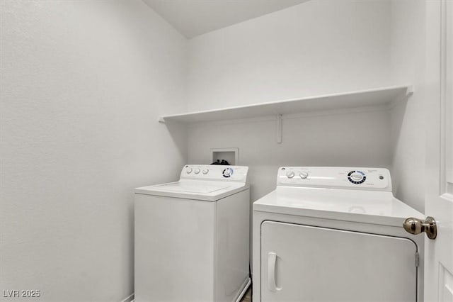 laundry room featuring washer and dryer