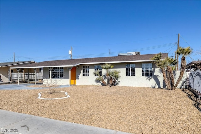 view of ranch-style home