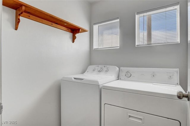 laundry area with washer and clothes dryer