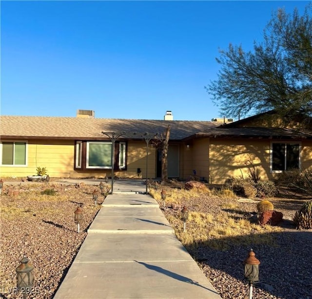 view of ranch-style home