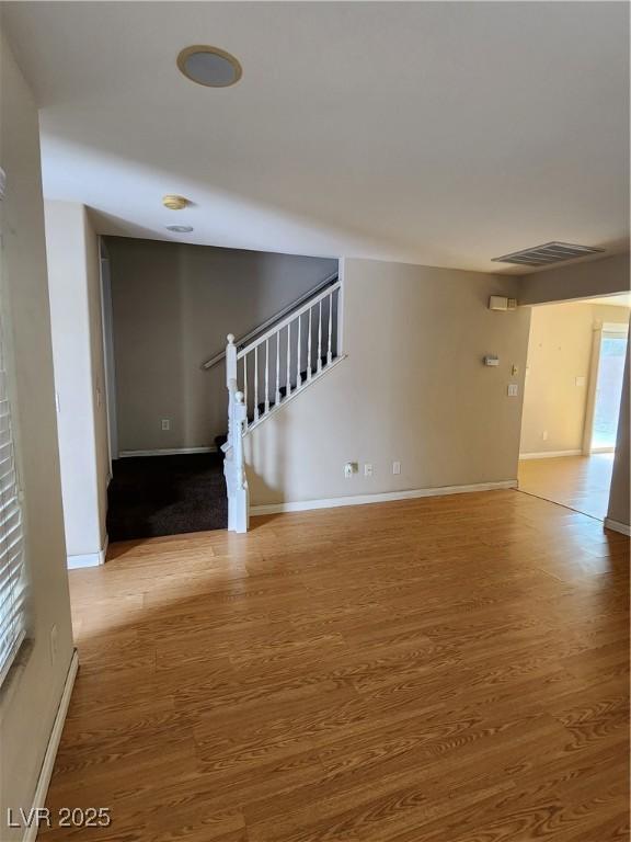 interior space featuring hardwood / wood-style flooring