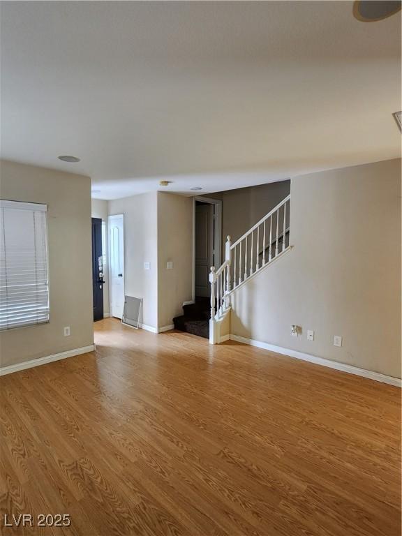 interior space featuring light hardwood / wood-style floors