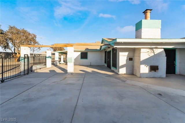 exterior space featuring a patio area