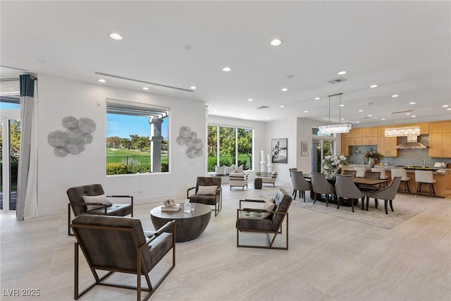 view of living room