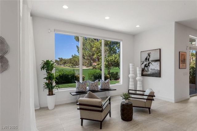 view of sitting room