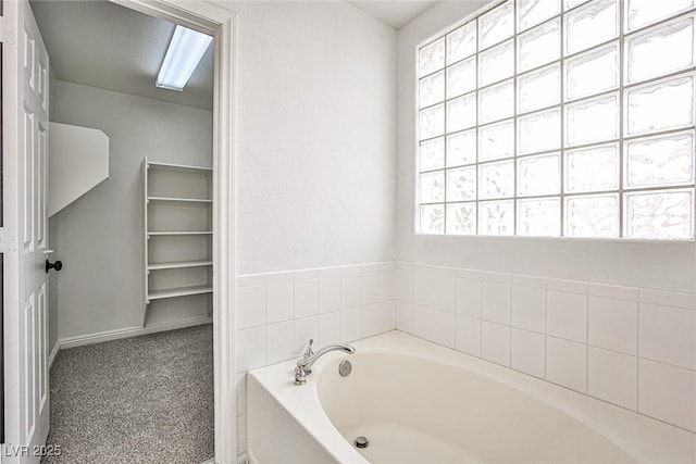 bathroom with a bathtub