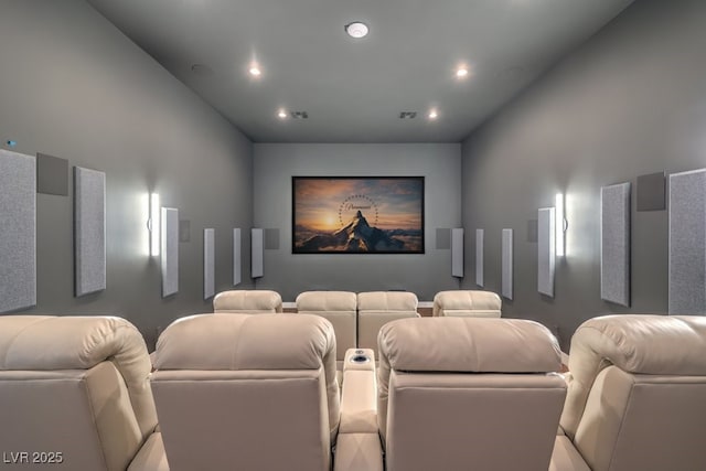 view of home theater room