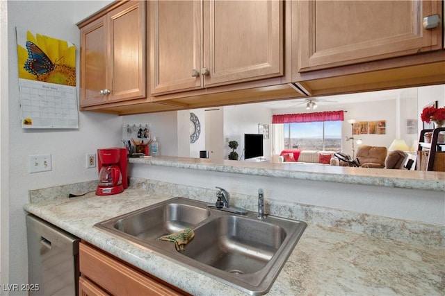 kitchen featuring sink and stainless steel dishwasher