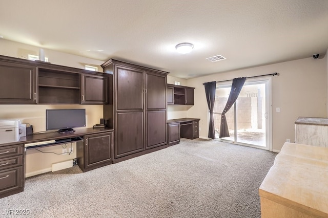 5490 Tulip Hill Ave, Las Vegas, NV 89141 - unfurnished office with built in desk, carpet flooring, and baseboards