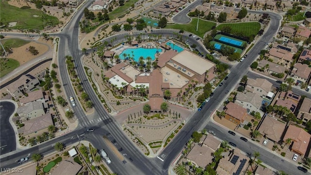 birds eye view of property featuring a residential view