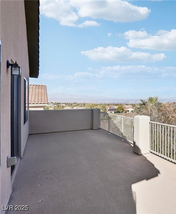 view of patio / terrace featuring a balcony