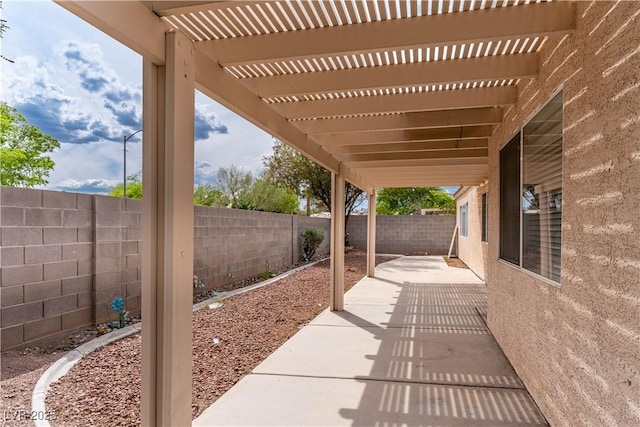 4507 Golden Palomino Ln, North Las Vegas, NV 89032 - fenced backyard with a patio