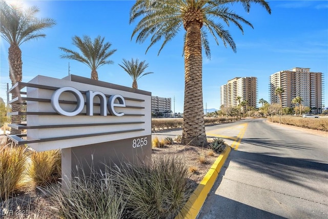 view of community / neighborhood sign